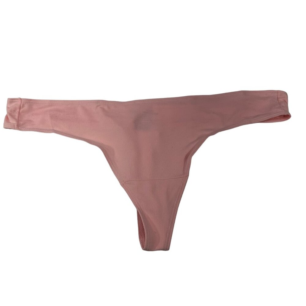 Hanes Women's Size 7 Large Panty Thong Pink New Without Tags